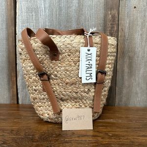 XIX Palms The Shore Break Picnic Cooler Bag Beachly Exclusive in Jute
